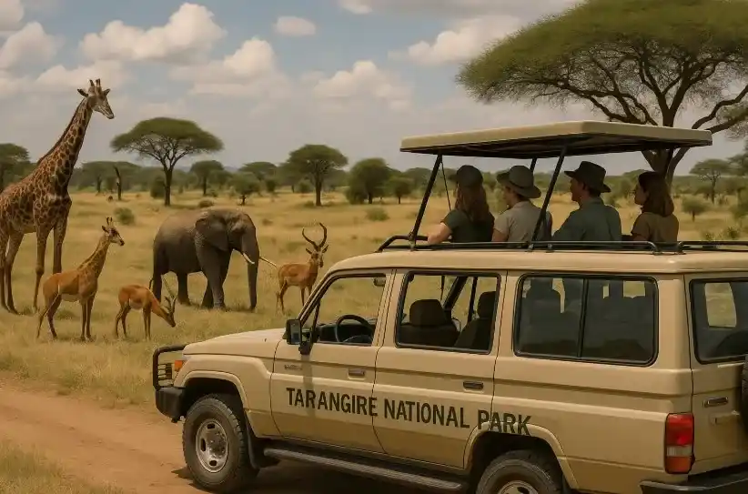 Discover Tarangire National Park in Tanzania, famous for elephants, baobab trees, and rich wildlife. Plan your Tarangire safari tours, lodges, and travel itineraries today.